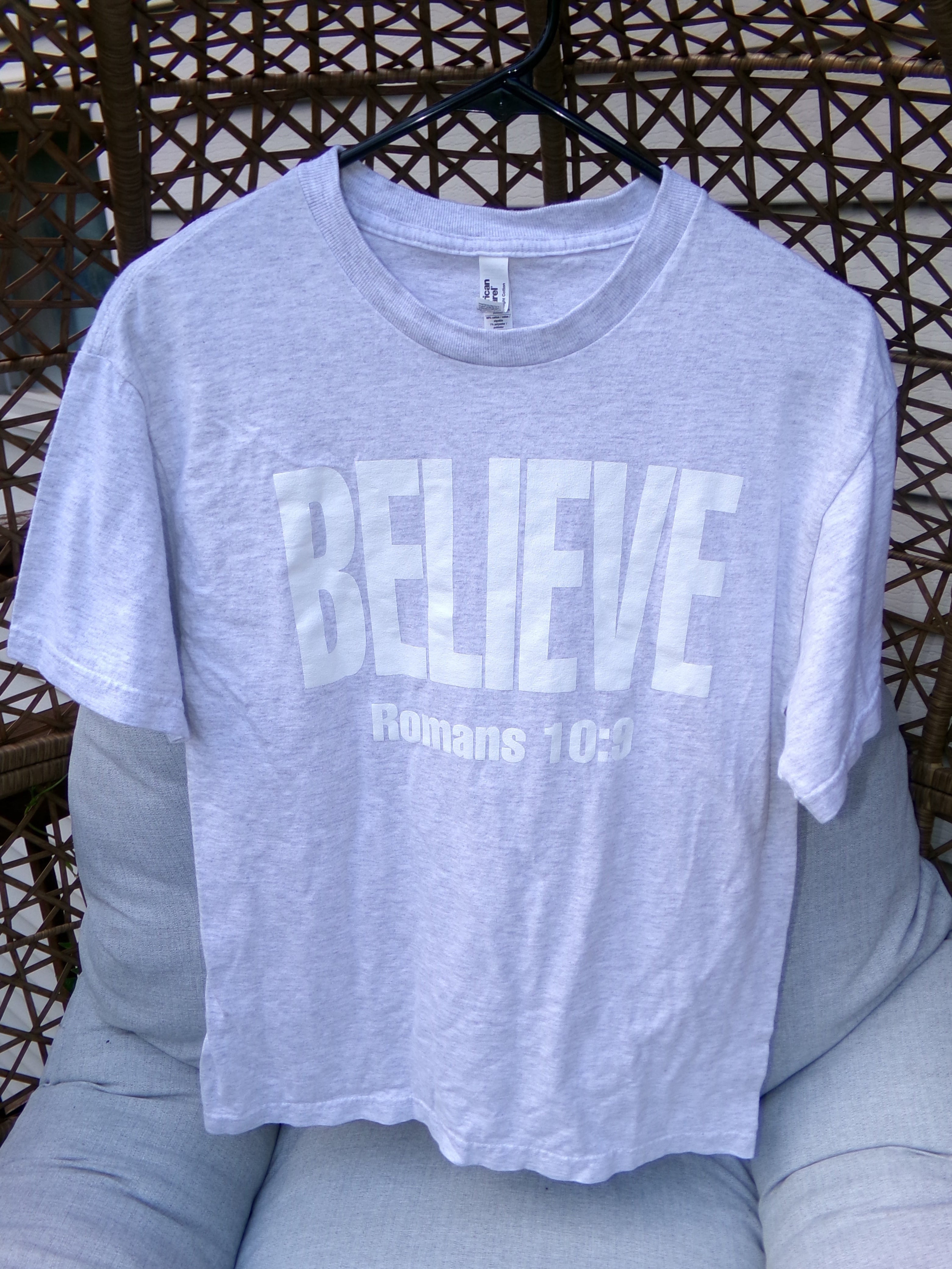 Grey Believe Shirt