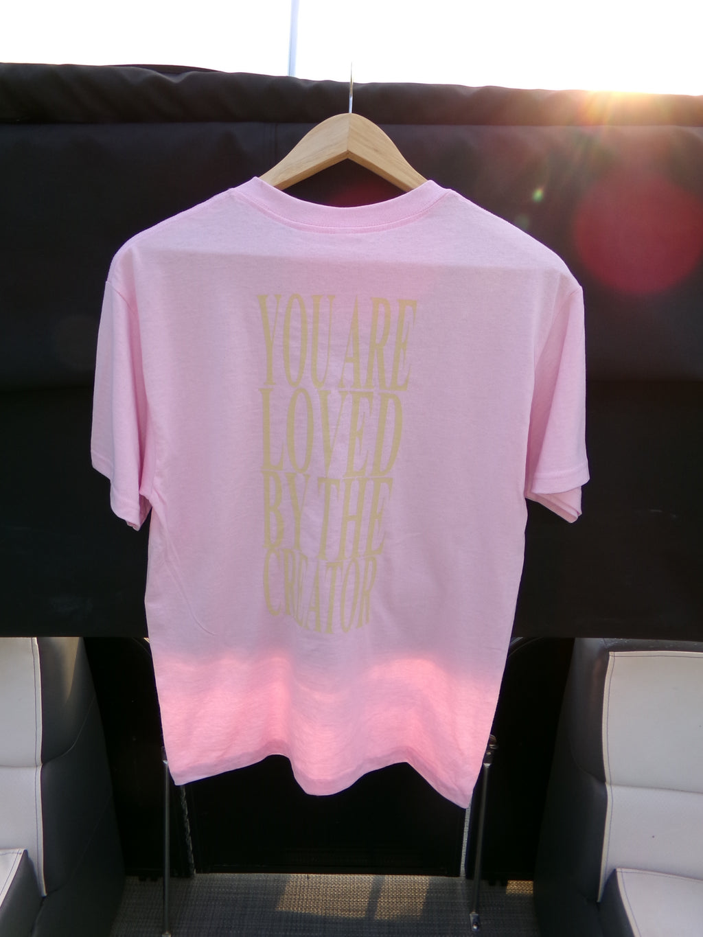 Pink You Are Loved By The Creator Tee