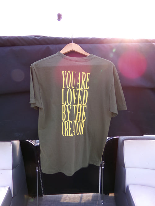 Green You Are Loved By The Creator Tee